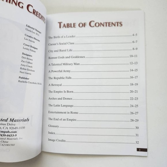 Julius Caesar: Roman Leader (Primary Source Readers) - Paperback - Picture 7 of 10